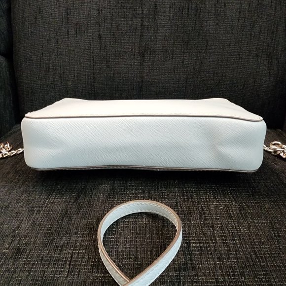 Michael Kors Women's Jet Set Crossbody Dusty Blue Leather Bag - Picture 5 of 10